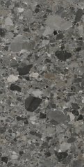 China DiTuo Terrazzo dark gray floors porcelain slab tile