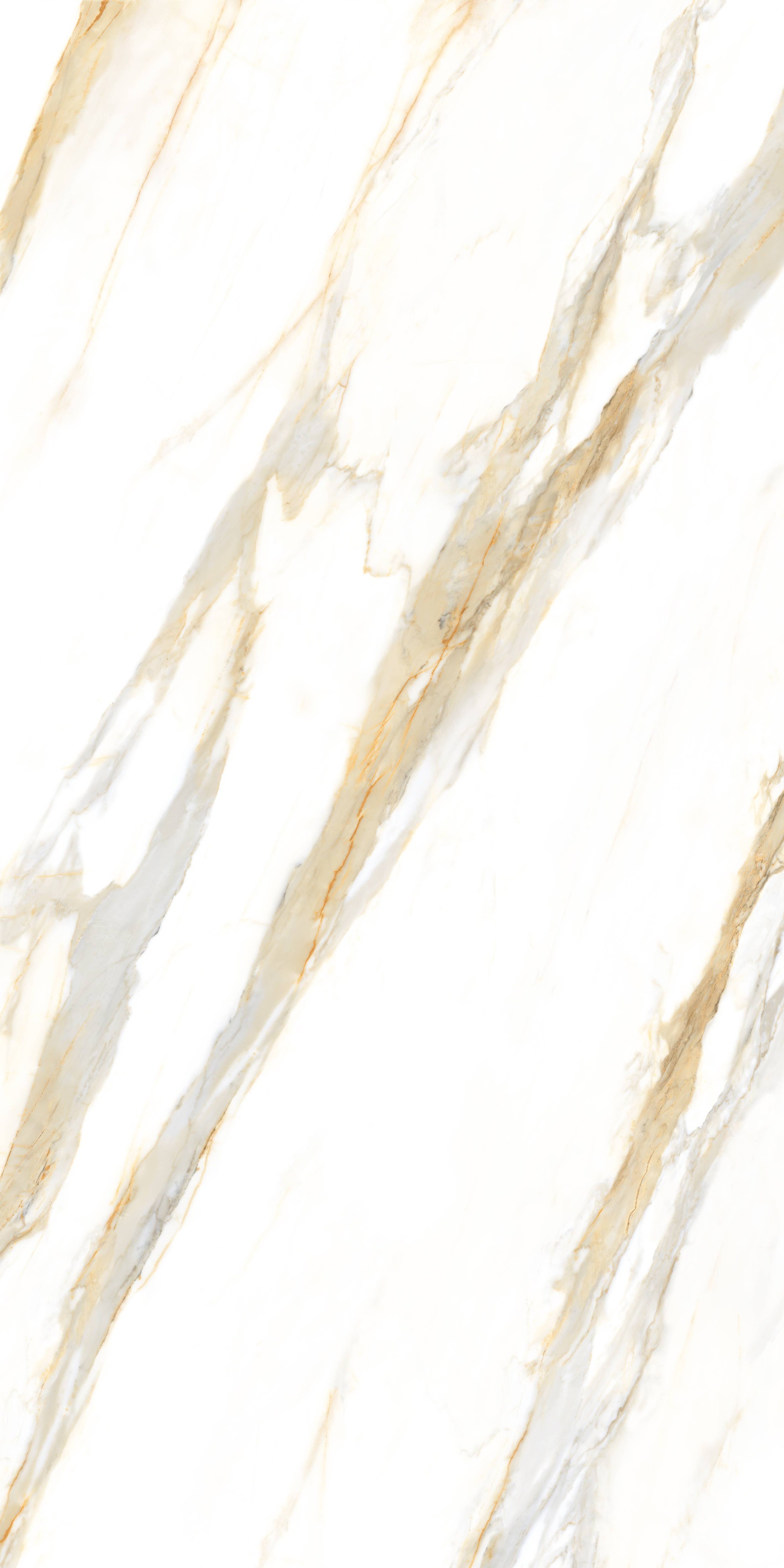 Full body Calacatta Gold porcelain countertops dining table
