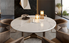 طاولة طعام مستديرة من البورسلين ذات سطح سيراميك قابلة للتخصيص,حجر DiTuo الملبد - أسطح السيراميك، موردو ألواح البورسلين