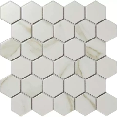 Плитка для внутреннего применения серии Hexagonal Inkjet,Спеченный камень DiTuo - гибкий камень, керамические поверхности, поставщики фарфоровых плит.