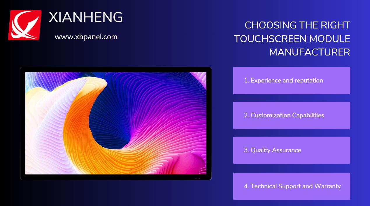 Choosing the Right Touchscreen Module Manufacturer