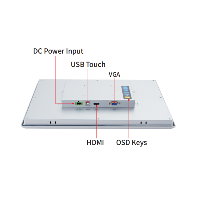 15.0' industrial capacitive / resistive touch display waterproof for outdoor used