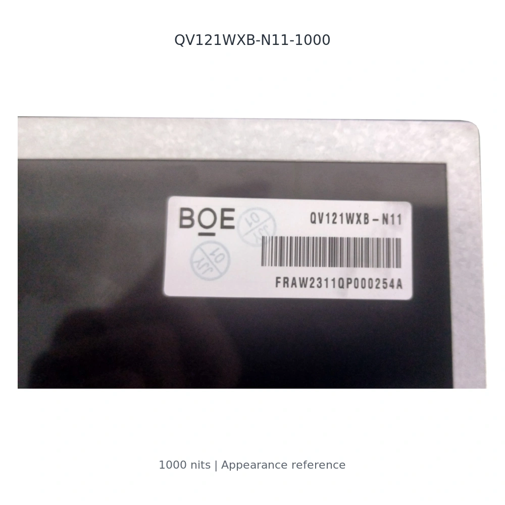 QV121WXB-N11-1000 BOE 12.1 inch outdoor lcd 1000 nits,QV121WXB-N11-1000 BOE 12.1 inch outdoor lcd 1000 nits