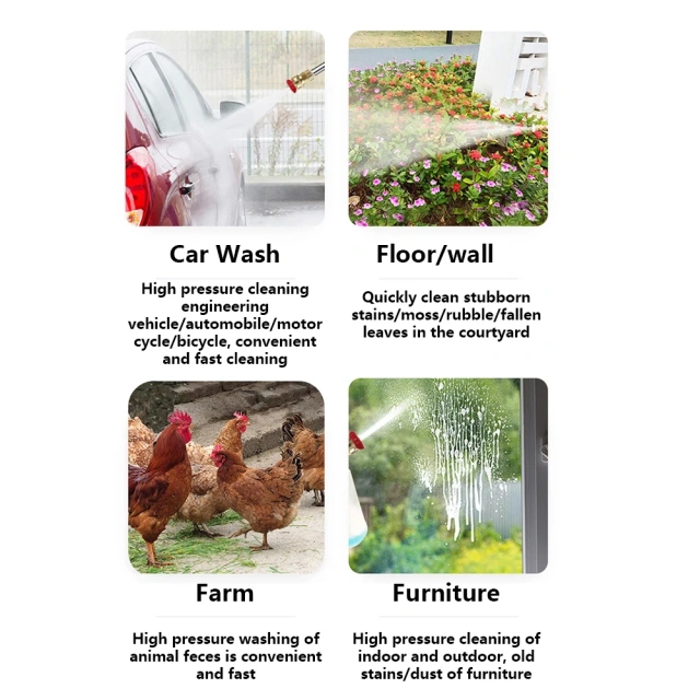 60BAR 30000mAh/20000mAh Wireless High Pressure Car Washer Self Priming Sustain 300W Car Wash Water Gun With Li-ion Battery