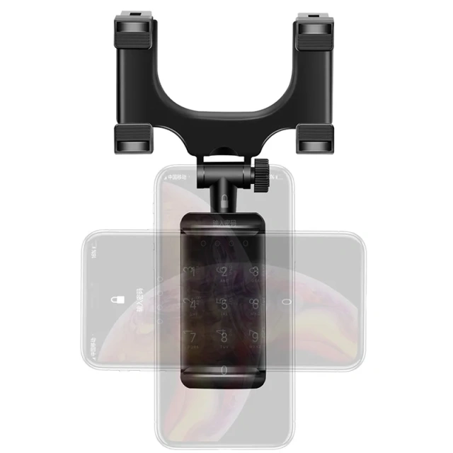 New  Cheap Version Rotatable Rear View Mirror Car Mount Stand Bracket Mobile Phone Holder Cradle Car Rearview Mirror PhoneHolder