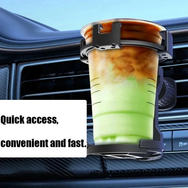 Multi-function Car Mount 360 Degree Rotating Cup Holder For Car Water Drink Coffee Bottle Phone Holder Air Vent Outlet Stand
