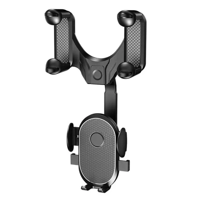 New 360 Rotation Rear View Mirror Universal Foldable Flexible Multifunction Adjustable Car Rearview Mirror car cellphone holder