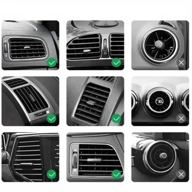 Phone Mount for Car Vent Universal Car Phone Holder Mount Upgraded Vent Clip Never Fall Off Hands Free Air Vent Cell Phone Mount