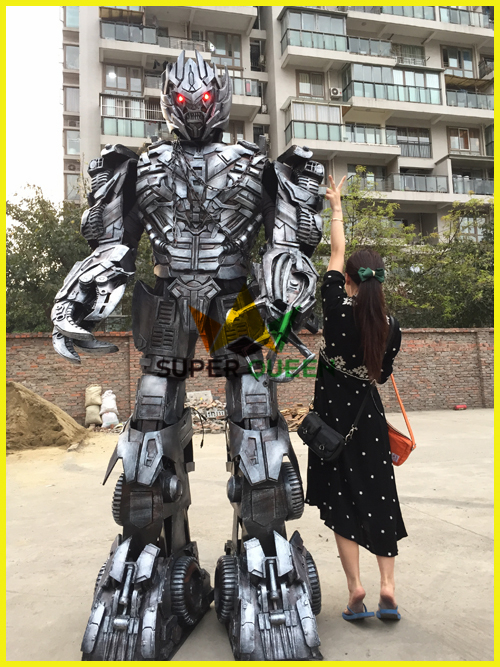 Wearable Transformers The Last Knight Megatron Costume Adults Transformer Cosplay Costume for Entertainment