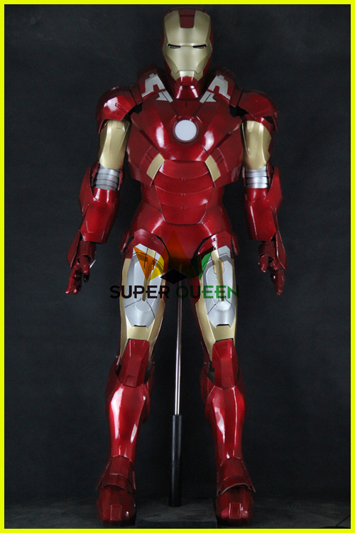 Customized Size Halloween Costume Wearable Iron Man Mark 7(Mark VII) Costume for Adults
