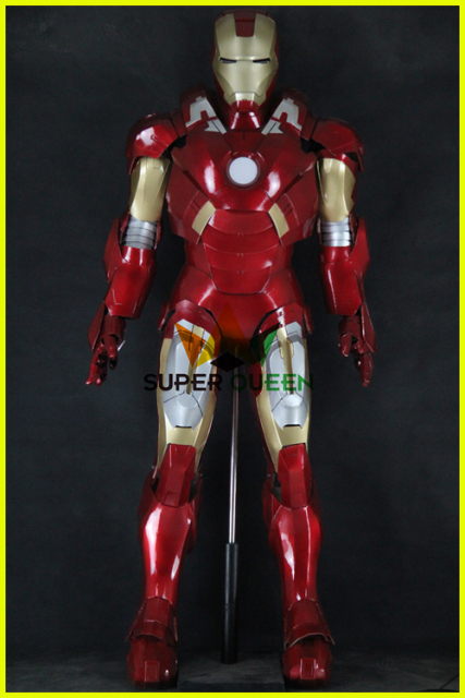 Customized Size Halloween Costume Wearable Iron Man Mark 7(Mark VII) Costume for Adults