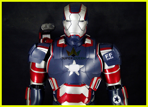 Superhero Cosplay Iron Patriot Costume Armor for Adults
