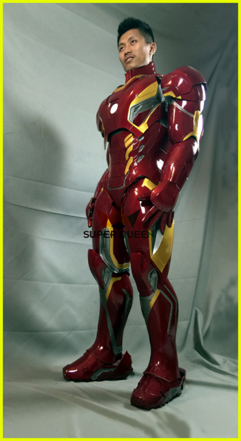 2023 Customized Size Iron Man Mark XLV Costume Marvel Cosplay Iron Man Suit for Sale