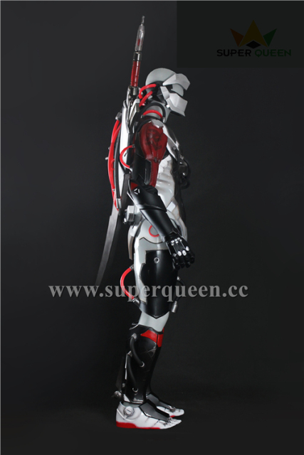 Overwatch Genji BLACKWATCH Skin Cosplay Costume Customized Size for Adults