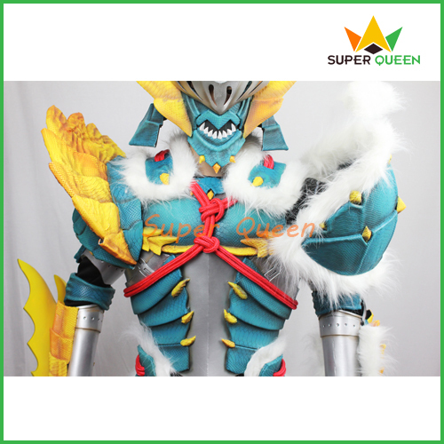 Top Quality Monster Hunter World Cosplay Zinogre Costume Customized Size