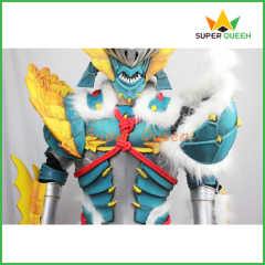 Top Quality Monster Hunter World Cosplay Zinogre Costume Customized Size