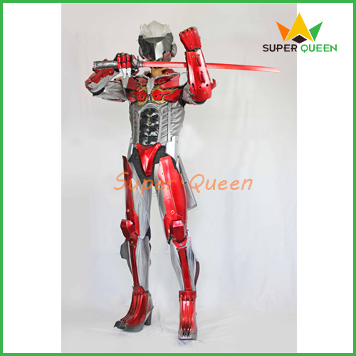 Cosplay METAL GEAR RISING:Revenge Red Raiden Costume Full Armor Suit