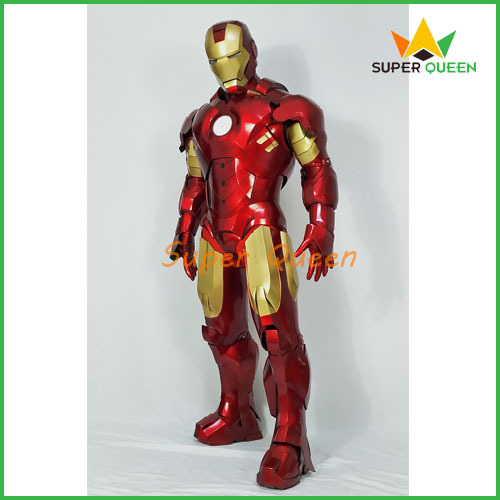 Kids Party Iron Man Mark 4 (IV) Suit Cosplay Marvel Iron Man Mark 4 (IV) Costume Adult Iron Man Costume with Lights