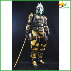 Cosplay Overwatch Genji Gilded Aspect Mythic Skin Armor Costume