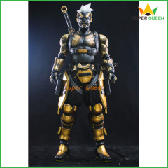 Cosplay Overwatch Genji Gilded Aspect Mythic Skin Armor Costume