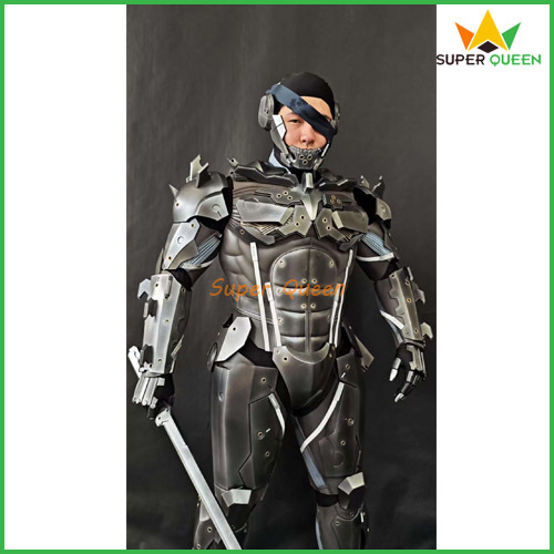 Highly Detailed Metal Gear Rising: Revengeance Raiden Cosplay Armor Costume