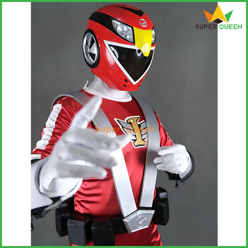 Cosplay Tokusatsu Super Sentai Engine Sentai Go-onger Go-on Red Costume