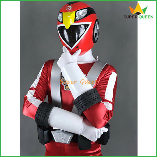 Cosplay Tokusatsu Super Sentai Engine Sentai Go-onger Go-on Red Costume