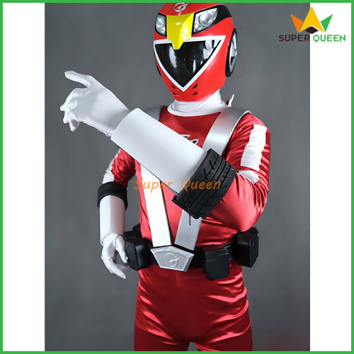 Cosplay Tokusatsu Super Sentai Engine Sentai Go-onger Go-on Red Costume
