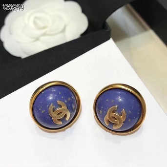 Chanel new blue pearl earrings 1: 1 copy replicate counters 01042462