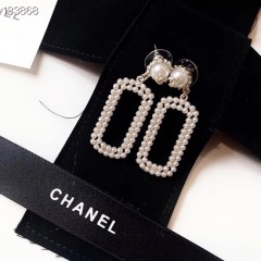 Chanel new pearl square earrings 1: 1 copy replicate counters 06011815