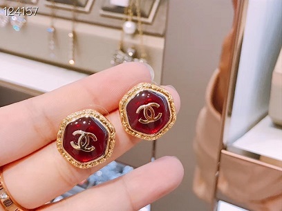 Chanel new red earrings 1: 1 copy replicate counters 01042475