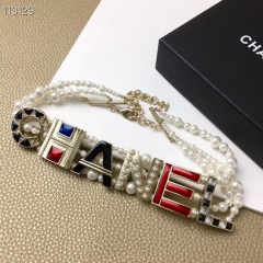 Chanel new pearl short necklace 1: 1 copy replicate counters 01042510