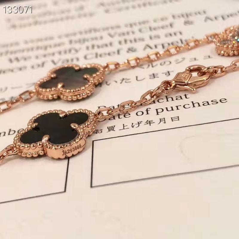 Vintage Alhambra bracelet 5 motifs Van Cleef Arpel 1:1 Copy Replica