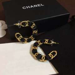 Chanel Loop Leather Inside Earring