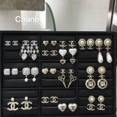 Chanel Pierced Stud Earring Collection