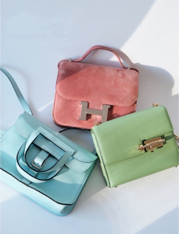 Hermes Verrou mini Halzan mini Constance199 Colorful Spring Summer Bags