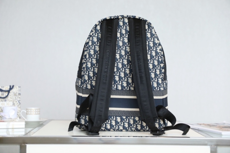 Dior Oblique Jacquard Travel Backpack