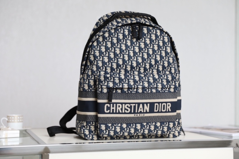Dior Oblique Jacquard Travel Backpack
