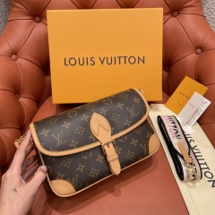 Diane  Monogram canvas buckle Cross Body Shoulder Bag Louis Vuitton Replica Bag Authenic Quality