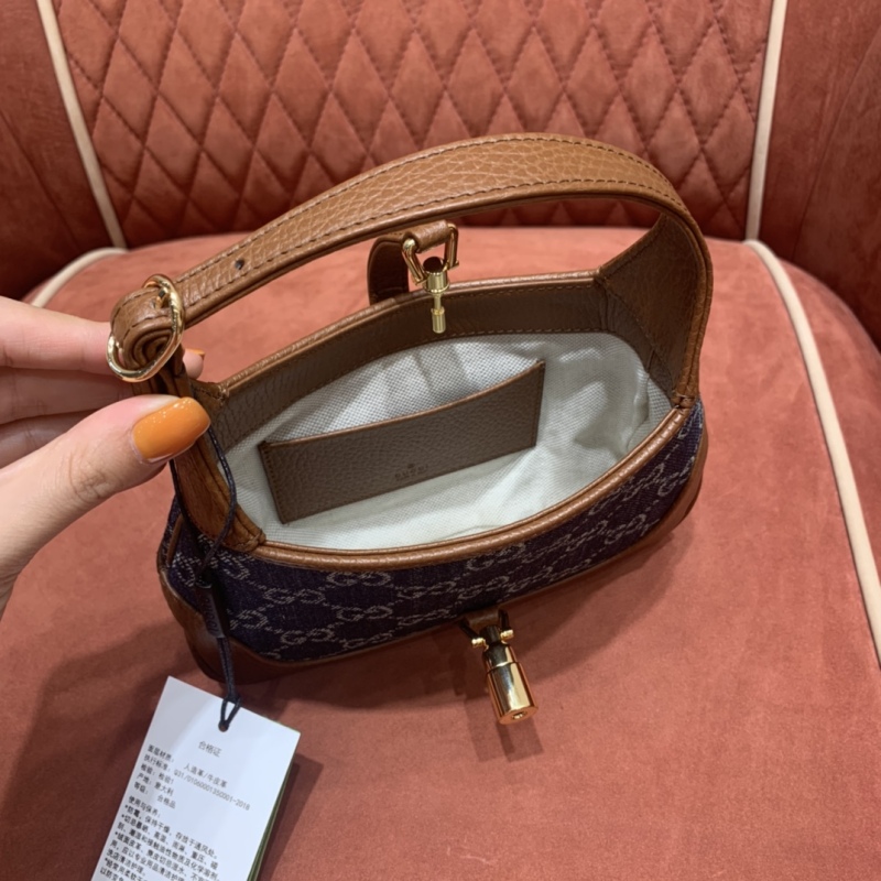 Gucci Denim Fabric Small Handbag Retro