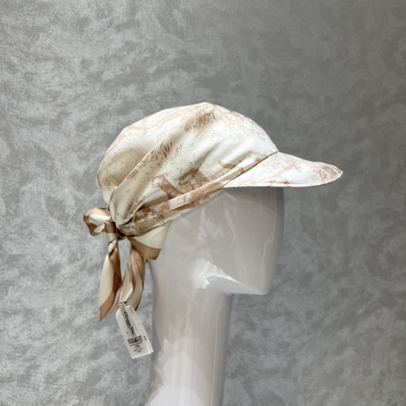 Dior JOUY Prints Silk Visor Hat