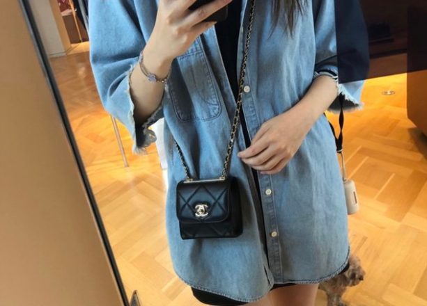 Trendy CC WOC Mini Lambskin Chain Strap Bag Top Replica the Authenic Quality Free Shipping commercial express delivery