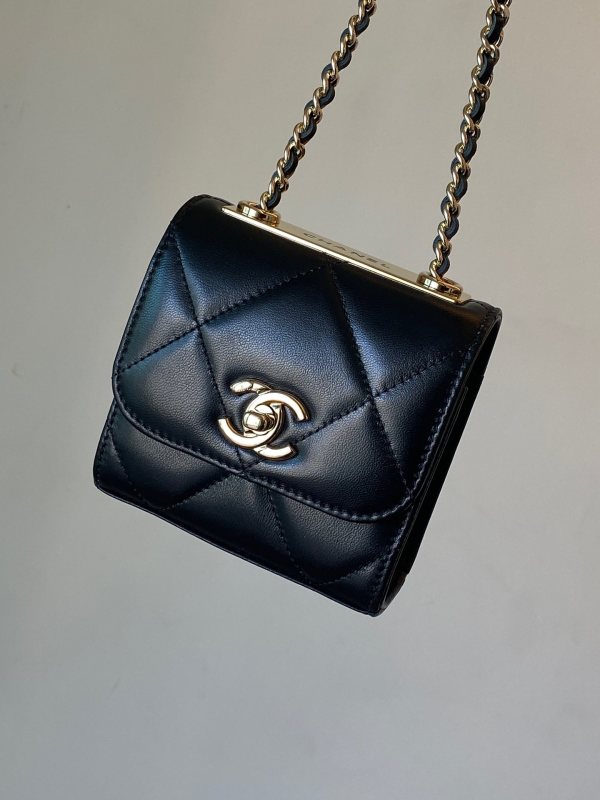 Trendy CC WOC Mini Lambskin Chain Strap Bag Top Replica the Authenic Quality Free Shipping commercial express delivery