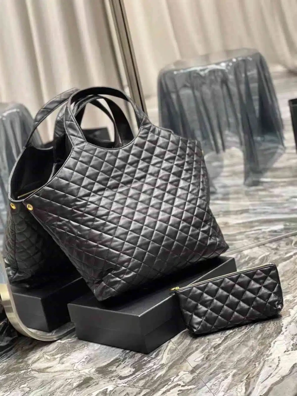 YSL ICARE MAXI SHOPPING BAG IN QUILTED LAMBSKIN Original Replica The Authenic Quality Secure Payment  Protect Privacy