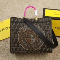 FENDACE SUNSHINE LARGE TOTE BAG Replica Secure Payment Protect Privacy