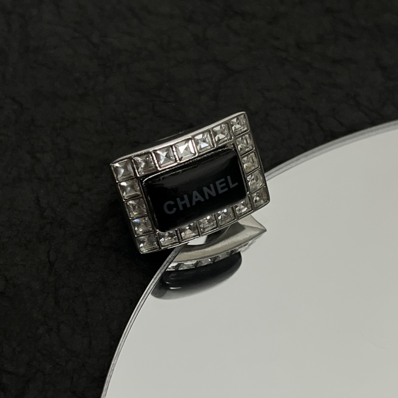 Chanel Replica Costume Jewelry Retro Diamond Square Crystal Ring Factory Outlet Wholesale