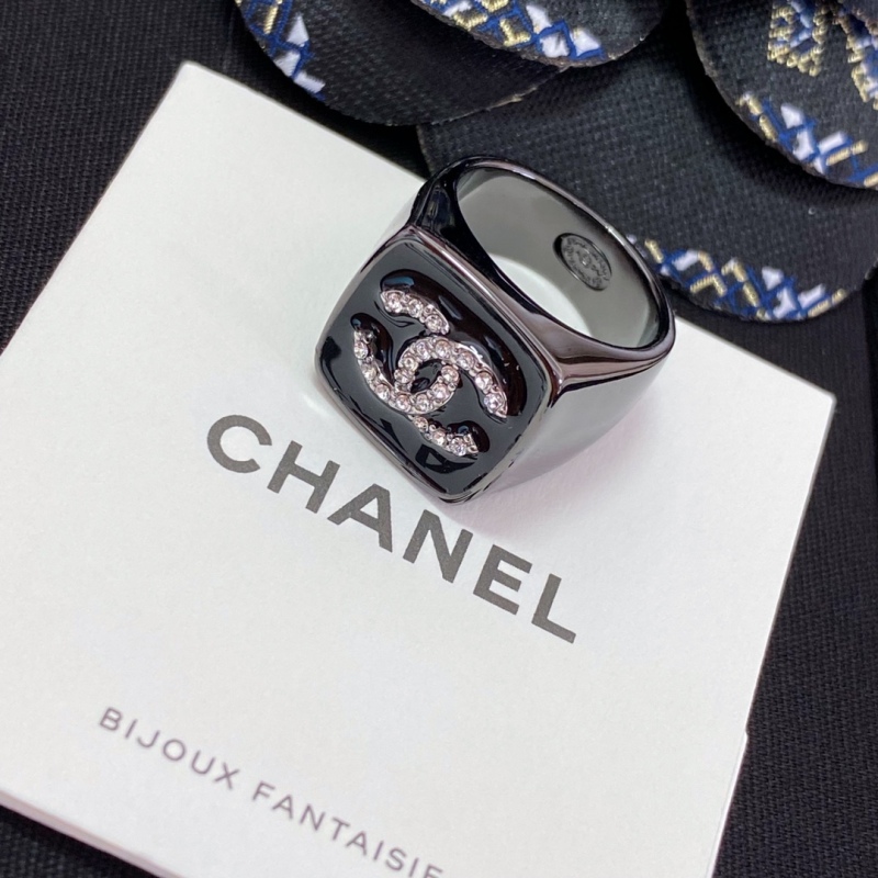 Chanel Top Replica Copy Enamel Wide Ring Luxury Brand Factory Outlet Wholesale