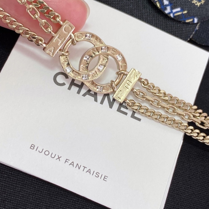 Chanel Top Replica Copy Metal Chain Bracelet CC Pendant Luxury Brand Factory Outlet Wholesale