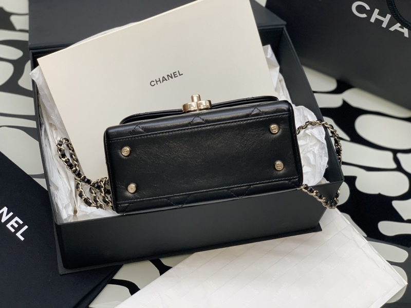 Chanel Top Replica AAA Copy 23k MINI BOX BAG Shiny Calfskin Factory Outlet Wholesale