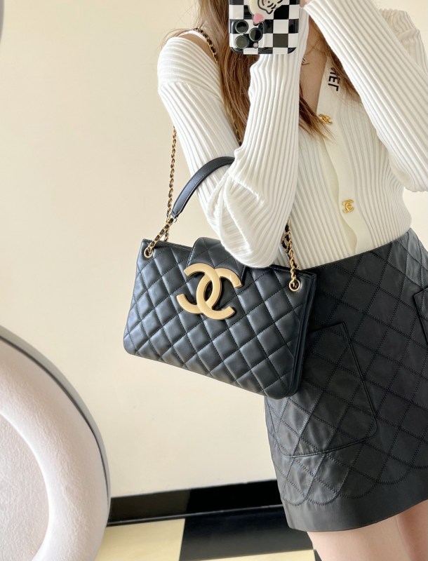 Chanel Top Replica AAA Copy 24C Big CC Logo Small SHOPPING BAG Factory Outlet Wholesale
